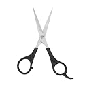 Premium Beard & Mustache Scissors – Stainless Steel Precision Grooming Tool for Men – Professional Hair Cutting & Trimming Scissor for Beard, Moustache & Sideburns – Ergonomic Handle Design