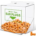 Vercraft Ear Plug Dispenser with Cover, 12'' X 13'' X 8'', Green, 1 Pcs