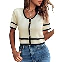 Verdusa Women39s Cropped Sweater Old Money Clothes