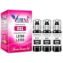 011 Refill Ink Compatible for Epson Printers - Black 3Pic