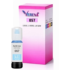 verena 057 refill ink suitable for l8050 l18050 l8150w printers light cyan