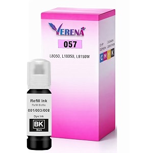 verena 057 refill ink suitable for l8050 l18050 l8150w printers black pack of 1