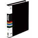 Verena A4 Size Presentation Display Book Folder File Binders with Plastic Clear Sleeves Document Organizer for Music Sheets Artwork Drawing for School Office (Black 40 Pocket 80 Pages v)