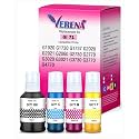 VERENA GI-71 Refill Ink Compatible with Canon Pixma G1020, G2020, G2021, G2060, G3020, G3021, and G3060 Printers (Black, Cyan, Magenta, Yellow, Pack of 4)