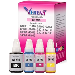verena gi-790 refill ink compatible for canon g1000 g1010 g2000 g2002 g2010 g2012 g3000 g3010 g3012 g4000 g4010 printers