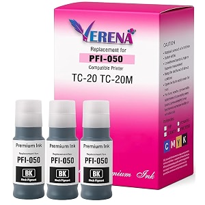 verena pfi 050 refill ink compatible for imageprograf tc-20 tc-20m ink tank printers