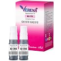 VERENA GI-75 BK Black Refill Ink Compatible for Canon MAXIFY GX1070 GX2070 Printers Pack of 2