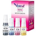 VERENA GI-75 Refill Ink Compatible for Canon MAXIFY GX1070, GX2070 Printers - Black and Color Ink Bottles