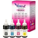 VERENA T664 Refill Ink Compatible for Epson L130, L310, L361, L380, L405, L565, L365, L485, L220, L360, L130, L130 and L380 Printers (Black Cyan Magenta Yellow)