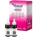 VERENA T673 Refill Ink Compatible for Use in Epson L801, L805, L1800, L800, L810, L850, L1300, L605 Ink Tank Printers - 70 ML Each Bottle (Black Pack of 2)