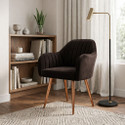 Vergo Plush Velvet Accent Chair Cushion Seat