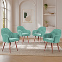 Vergo Plush Velvet Accent Chair Cushion Seat