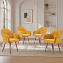 Vergo Plush Velvet Accent Chair Cushion Seat