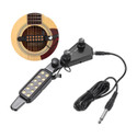Verilux Acoustic Guitar Pickup 12 Pole Clip On Acoustic Pickup Plug and Play Guitar String (6 Strings)