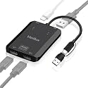 Verilux HDMI Splitter 1 in 2 Out with USB, Type C Adapter 1080p 60Hz