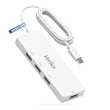 Verilux Type-C Hub with 4 USB 3.0 Ports, Power Input, 60cm Cable