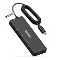 Verilux USB C Hub with 4 High Speed 3.0 Ports, 60cm Cable for MacBook Air