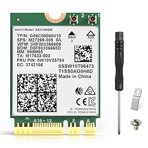 verilux wifi 6e card ax210 52 tri-band 5400 mbps wireless module for laptop support windows 1011 64bit pci