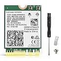 Verilux® WiFi 6E Card, AX210 5.2 Tri-Band 5400 Mbps Wireless Module for Laptop, Support Windows 10/11 64bit Pci
