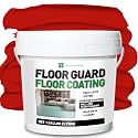 Vermilion floor&amp;Wall paint,1 Gallon,aterproof Coating, Non-Mixed Satin Paint, Suitable For Garages, Concrete, Interior&amp;exterior Walls, Household Floors