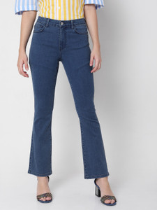 VERO MODA Flared Women Blue Jeans