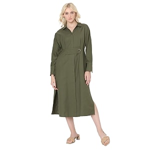 VERO Moda Midi Fit and Flare Dress