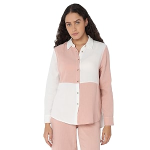 VERO MODA Womens Cotton Regular Fit Shirt