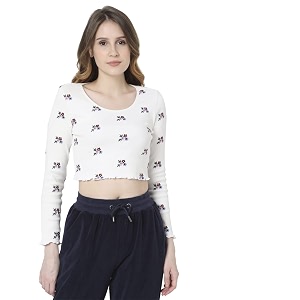 VERO MODA Womens Cotton Blend Regular Fit