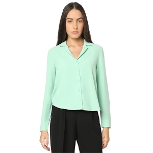 VERO Moda Womens Polyester Solid Regular Fit