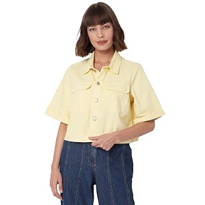 vero moda women39s regular fit collar neck shirt