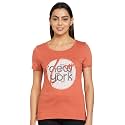 VERO MODA Women's Printed Regular Fit T-Shirt