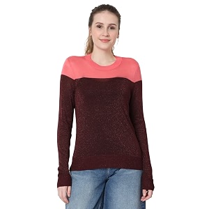 vero moda women39s viscose blend round neck pullover