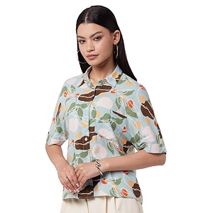 VERO Moda Women Printed Shirt Short
