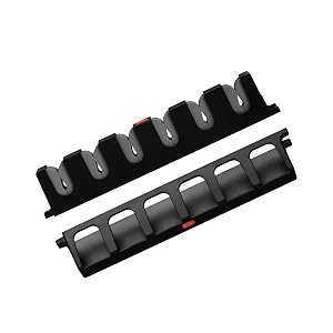 vertical fishing rod holders wall-mounted  simple deluxe fishing rod rack great fishing pole holder and rack for garage store 6 rods or combos in 136 inches vertical 6 rod racks 1 pair grey