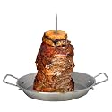 Vertical Skewer Pan Gyro Pan Spit Shawarma Pan Stand for oven with Skewer