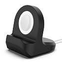VERTUS® iWatch Charger Stand Compatible for Apple Watch Series Ultra/8/SE2/7/6/SE/5/4/3/2/1 (49mm, 45mm, 44mm, 42mm, 41mm, 40mm, 38mm), Charging Dock with Nightstand Mode & Anti Slip Base (Black)