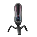 Vertux Cardioid Gaming Microphone with RGB Effects Anti Vibration Shock Mount | Four Polar Patterns Pop Filter | Gain Control | Podcasts | Twitch | YouTube | Discord Black | Marshal - USB