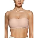 Vertvie Strapless Bra Jelly Push Up Seamless Wireless Tube Top