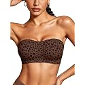 Vertvie Strapless Bra Jelly Push Up Seamless Wireless Tube Top