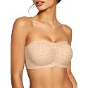 Vertvie Strapless Bra Jelly Push Up Seamless Wireless Tube Top