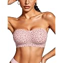 Vertvie Strapless Bra Jelly Push Up Seamless Wireless Tube Top