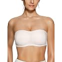 Vertvie Strapless Bra Jelly Push Up Seamless Wireless Tube Top