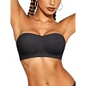 Vertvie Strapless Bra Jelly Push Up Seamless Wireless Tube Top