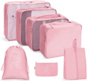 Vervita 7 Pcs Travel Suitcase Organizer Pouch Packing Cubes for Clothes
