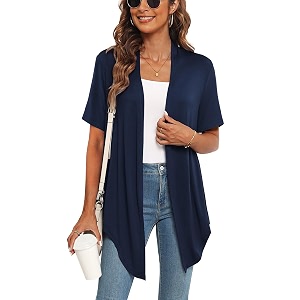 Veryoung Womens 2026 Casual Short Sleeve Cardigan