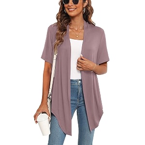 Veryoung Womens 2026 Casual Short Sleeve Cardigan