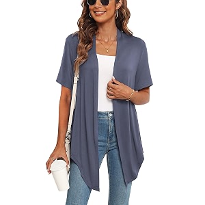 Veryoung Womens 2026 Casual Short Sleeve Cardigan