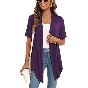 Veryoung Womens 2026 Casual Short Sleeve Cardigan