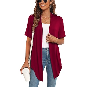Veryoung Womens 2026 Casual Short Sleeve Cardigan