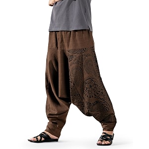 the veshti company men39s harem pants with pocket for dance boho hippie cotton oversized tribal asian style outfit for men